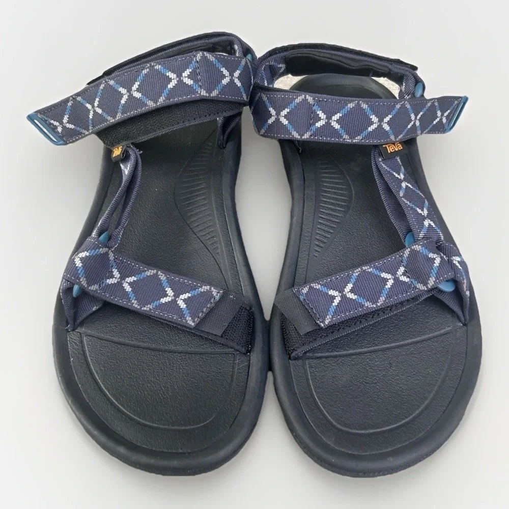 Teva Hurricane XLT2 Mens 9 Navy Blue Diamon Total Eclipse Hiking Sandals 1019234